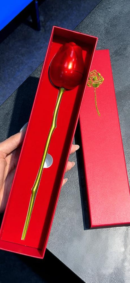 وردة فيلورا مرصعة بالفضة عيار 925 